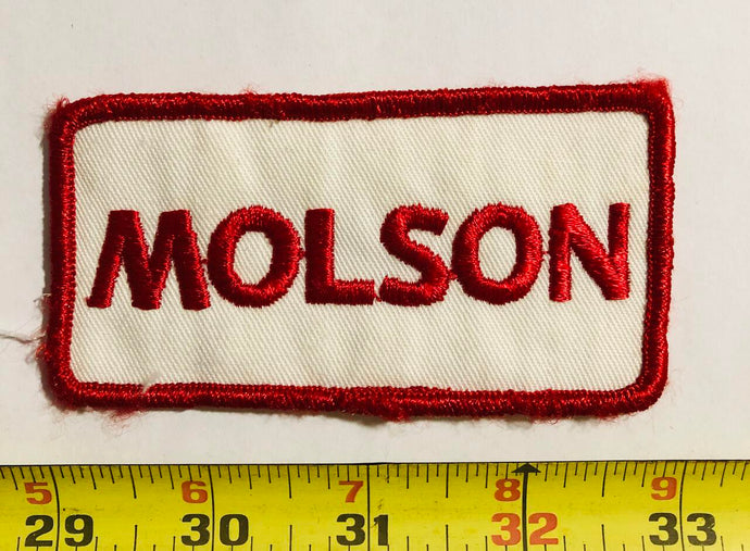 Molson Beer Vintage Patch