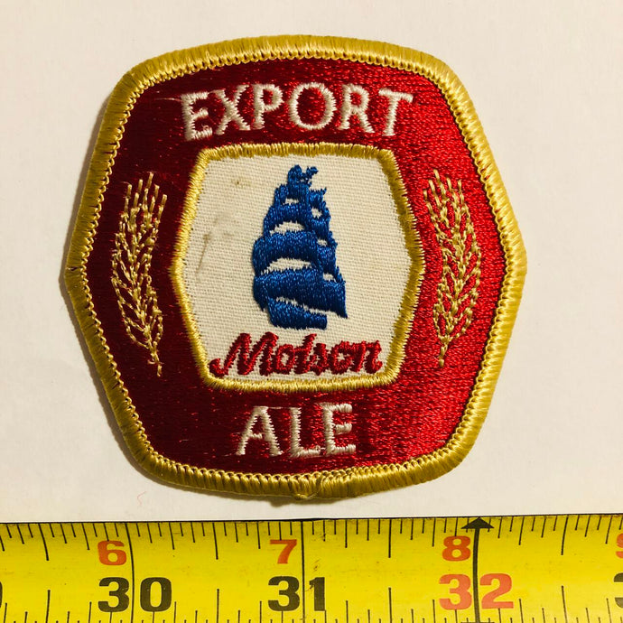 Molson Export Ale  Beer Vintage Patch