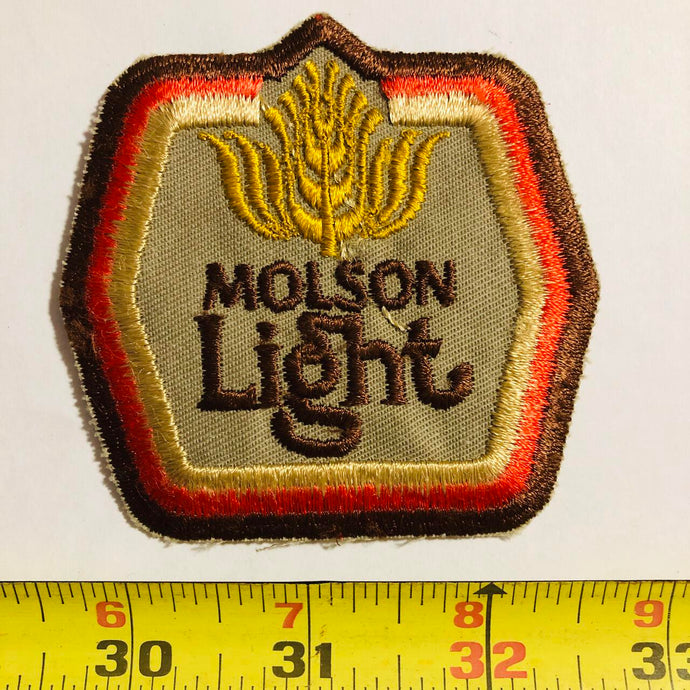 Molson Light Beer Vintage Patch