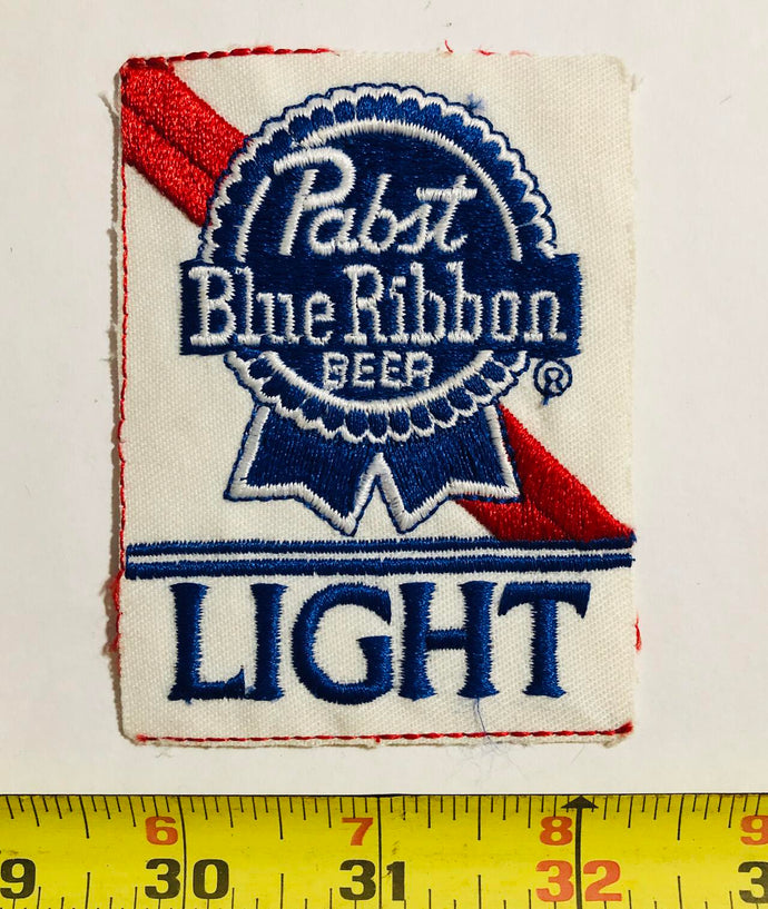 Pabst Blue Ribbon PBR Light Beer Vintage Patch