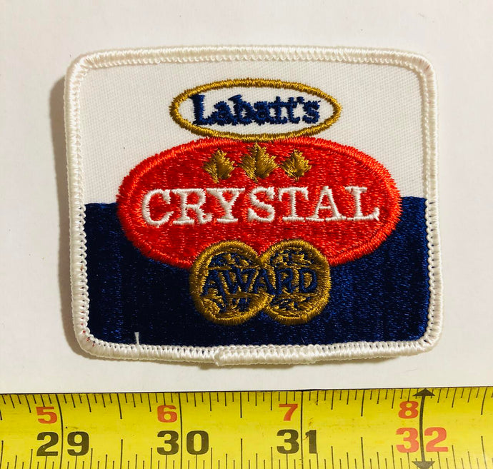 Labatt's Crystal Beer Vintage Patch