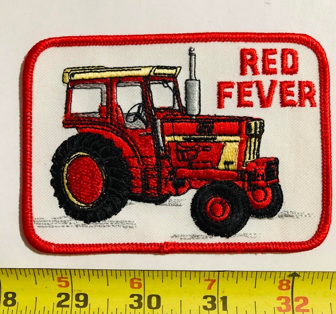 Red Fever IH Farmall International Tractor Vintage Patch