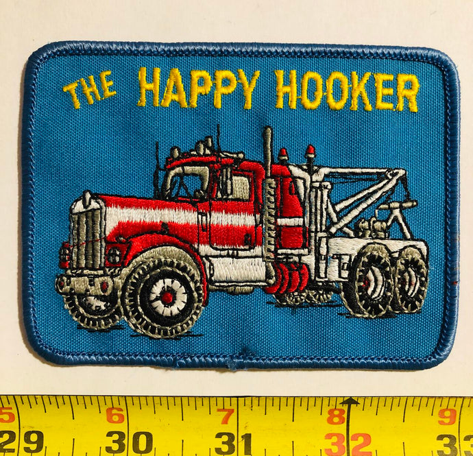 The Happy Hooker Tow Truck Vintage Patch