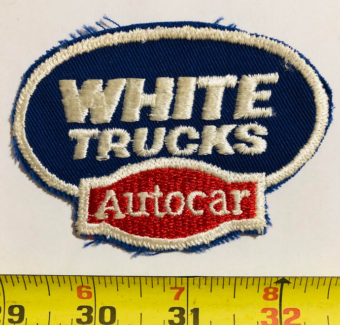 White Trucks Autocar Vintage Patch