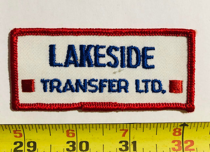 Lakeside Transfer Trucking Vintage Patch