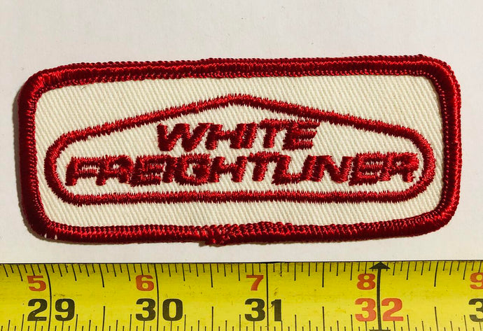 White Freightliner Vintage Patch