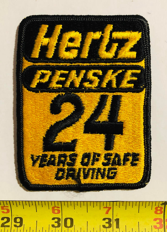Hertz Penske Driver Safety Trucking Vintage Patch