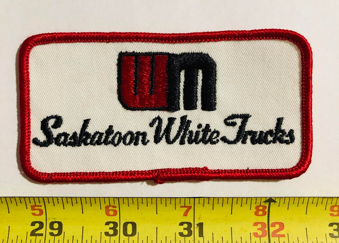 WM Saskatoon White Trucks Vintage Patch