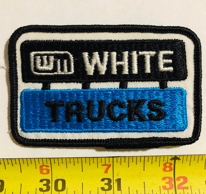 White Trucks Vintage Patch