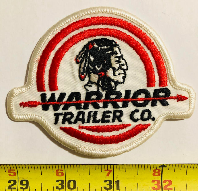 Warrior Trailer Company Vintage Patch
