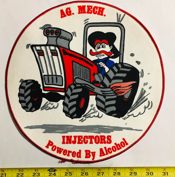 AG. Mech. Injectors Powered By Alcohol Tractor Vintage Patch