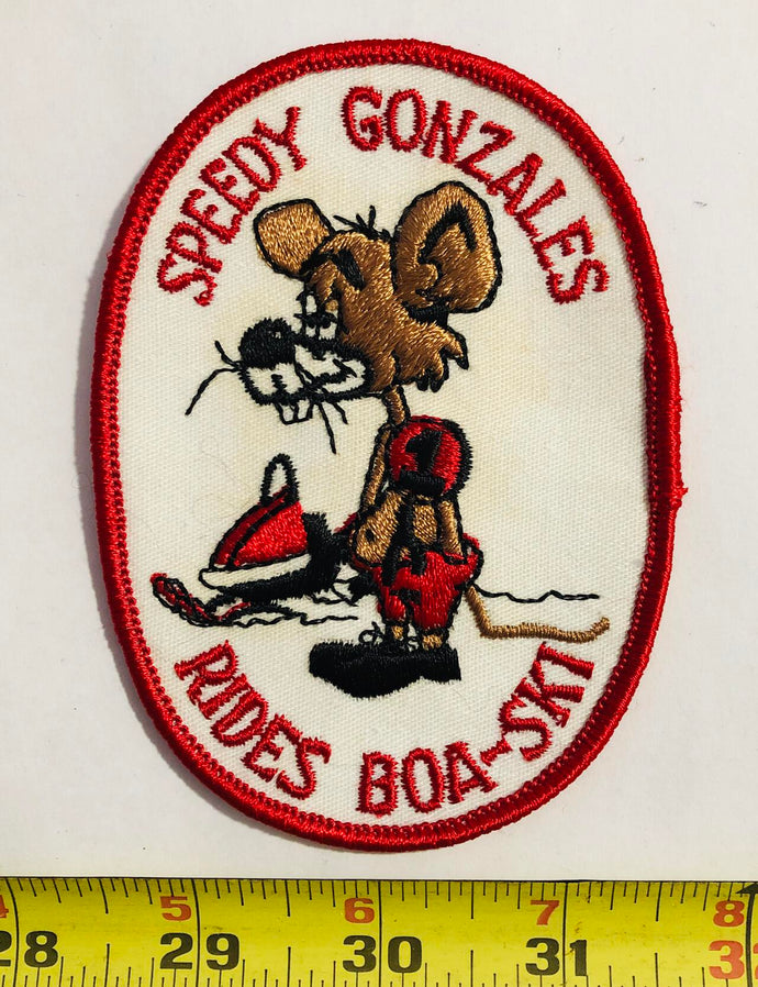 Speedy Gonzales Snowmobile Vintage Patch