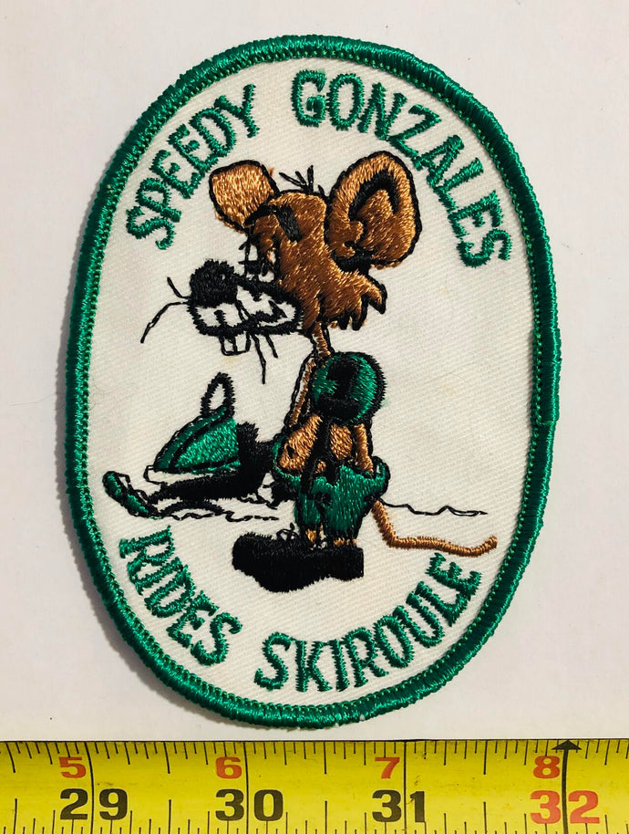 Speedy Gonzales snowmobile patch