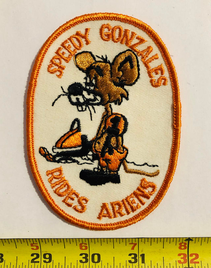 Speedy Gonzales Snowmobile Vintage Patch