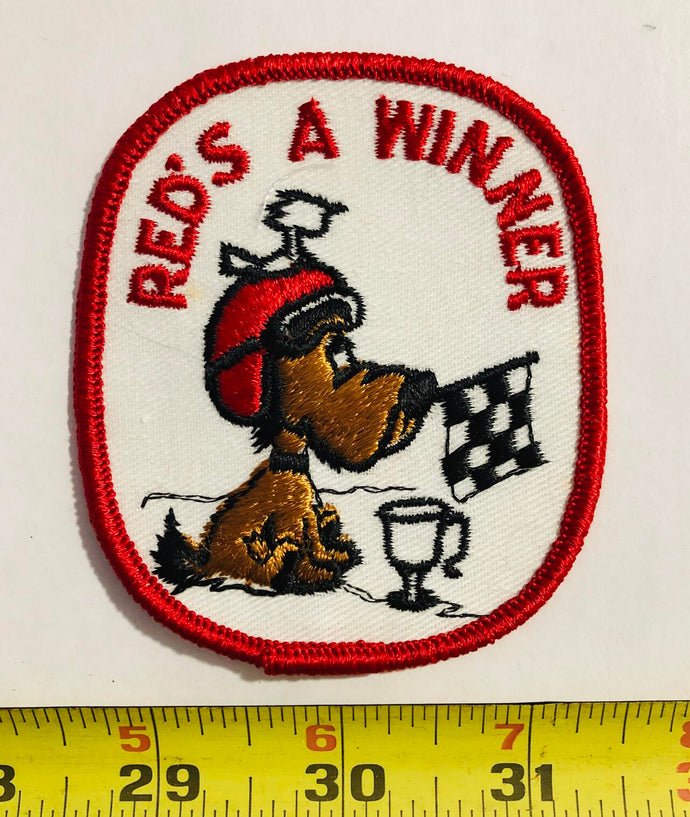 Snoopy snowmobile patch