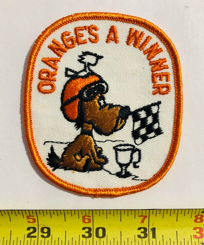 Snoopy snowmobile patch