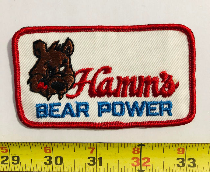 Hamm's Bear Power Vintage Patch