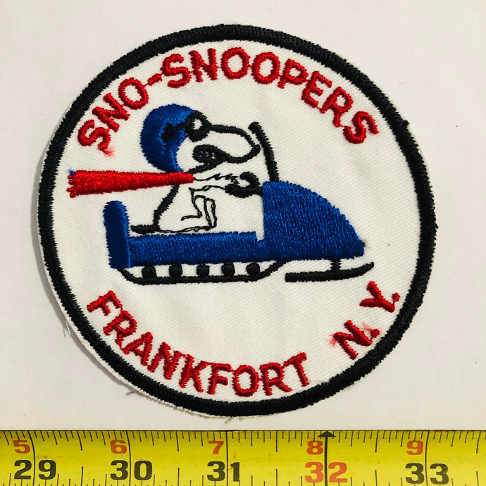 Sno Snoopers Snoopy Club Vintage Patch