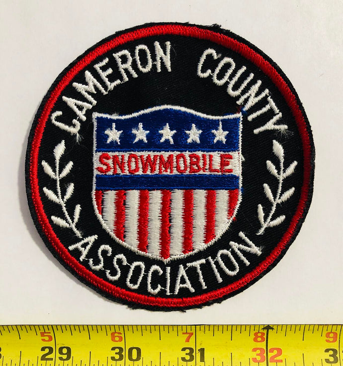 Cameron County Snowmobile Association Vintage Patch