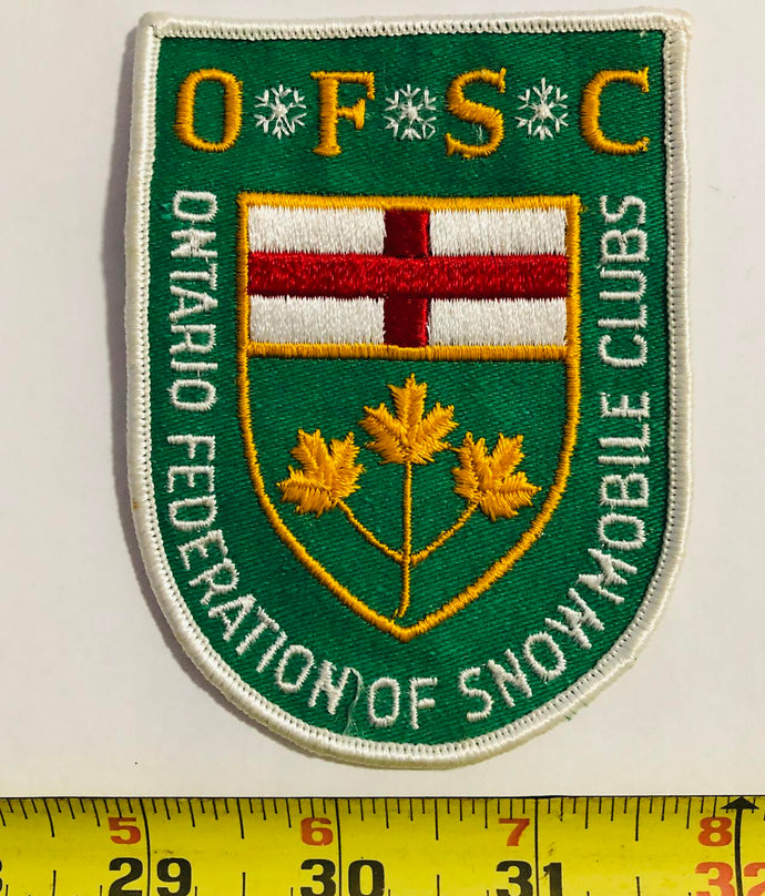 OFSC Ontario Federation Snowmobile Clubs Vintage Patch
