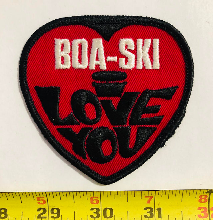 Boa Ski snowmobile Vintage Patch