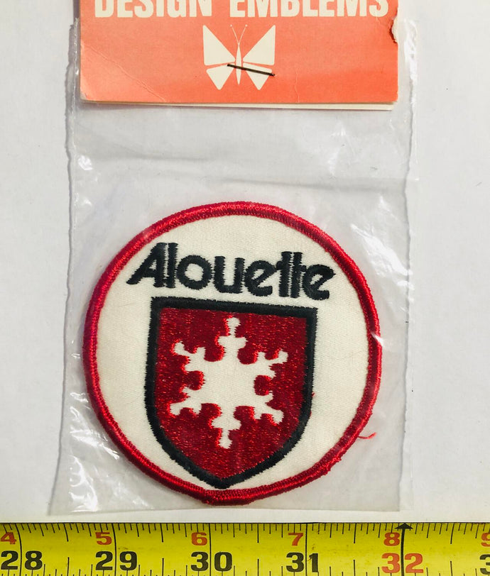 Alouette Snowmobile Vintage Patch