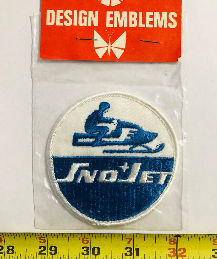 Sno Jet Snowmobile Vintage Patch