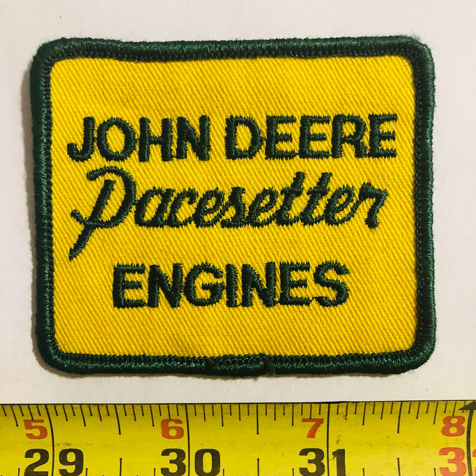 John Deere Pacesetter Engines Vintage Patch