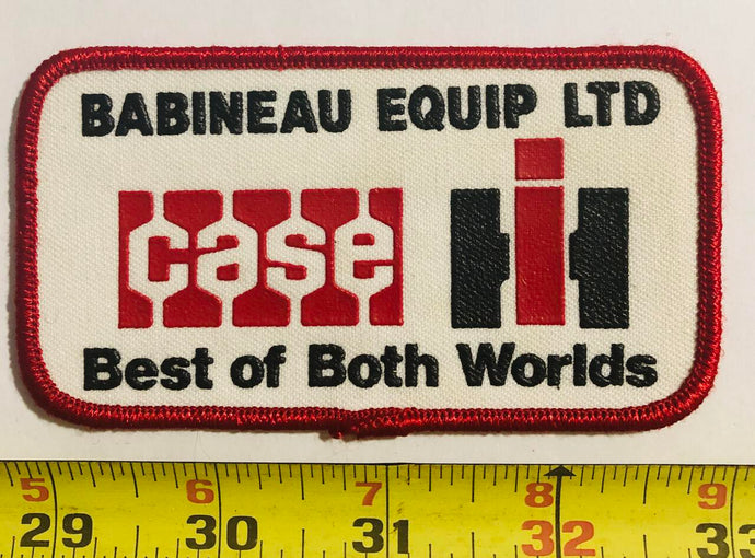 Case IH Baineau Equipment Vintage Patch