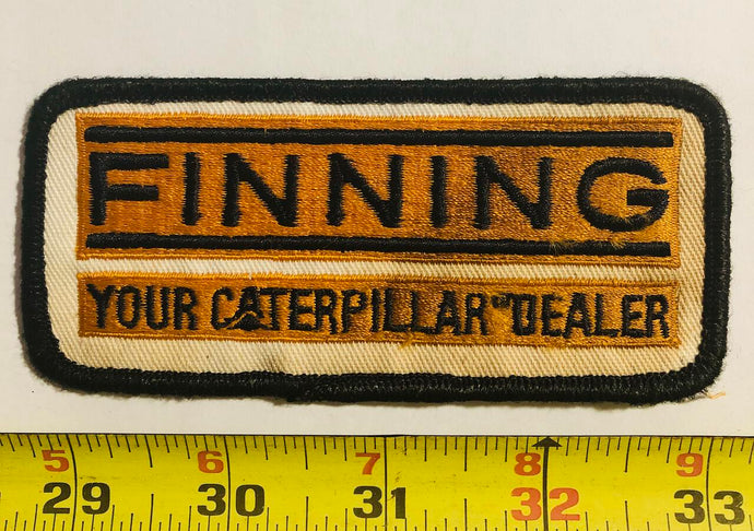 Finning Caterpillar Vintage Patch