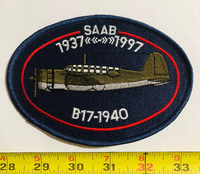 SAAB 1937-1997 B17-1940 Aircraft Vintage Patch
