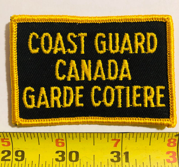 Coast Guard Canada Garde Cotiere Vintage Patch