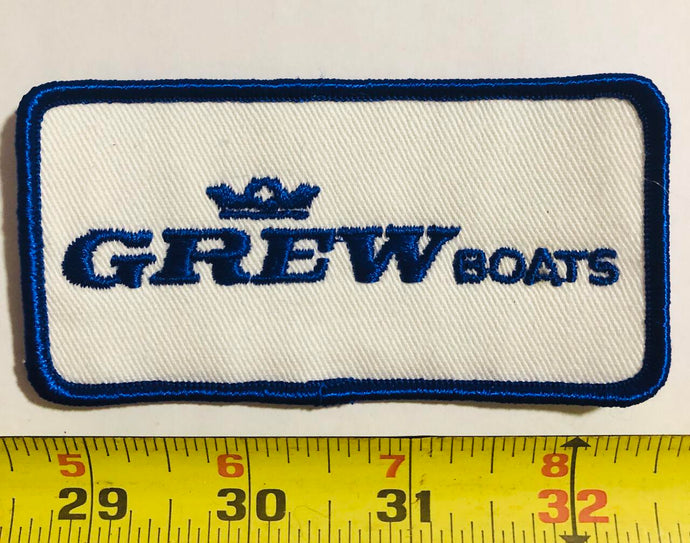 Grew Boats Vintage Patch