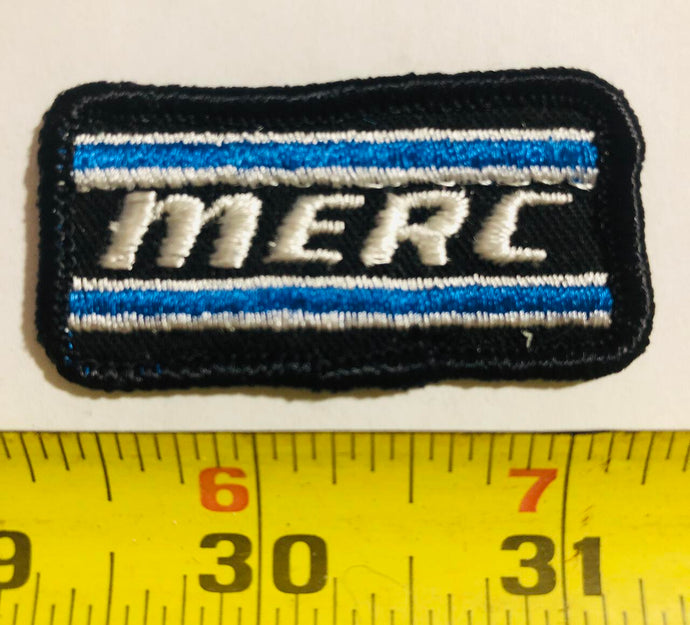 Merc Snowmobile Outboard Motor Vintage Patch