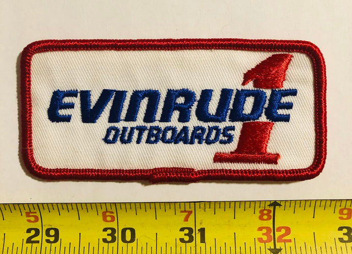 Evinrude Outboards Boat Vintage Patch