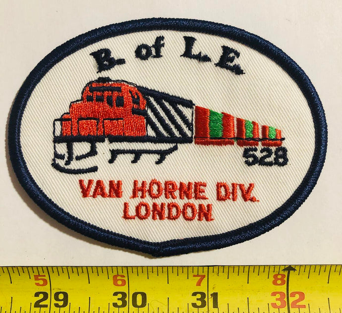 B of L.E. London Railroad Vintage Patch