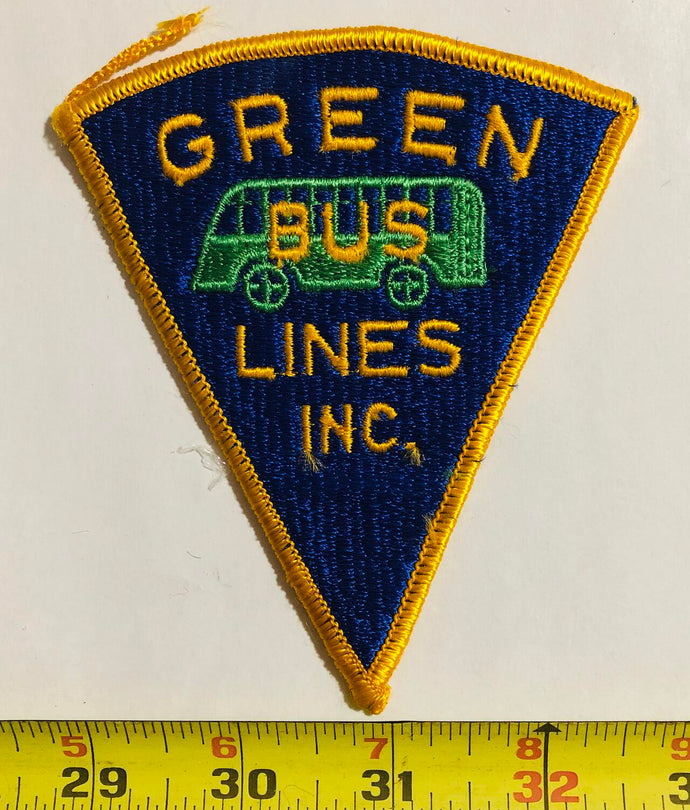 Green Lines Bus Vintage Patch