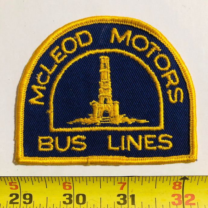 McLeod Motors Bus Lines Vintage Patch