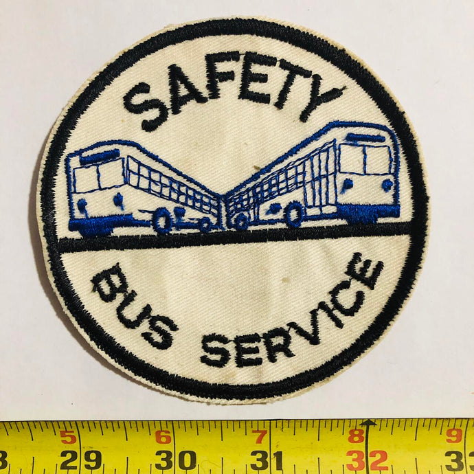 Safety Bus Service Vintage Patch