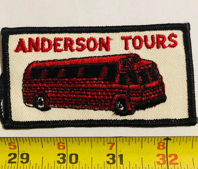 Anderson Tours Bus Vintage Patch