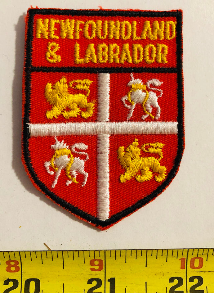 Newfoundland & Labrador Tourist Vintage Patch