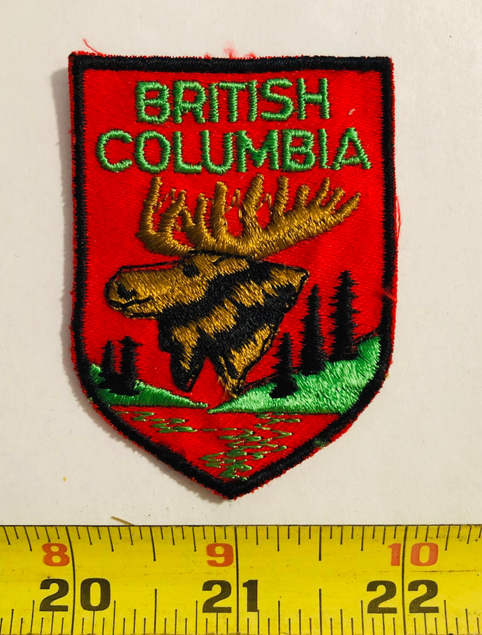 British Columbia tourist Vintage Patch