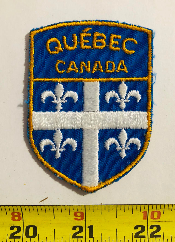 Quebec Tourist Vintage Patch