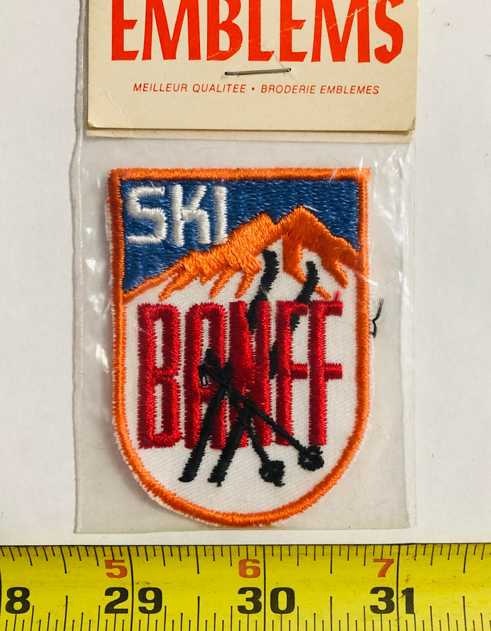 Ski Banff Tourist Vintage Patch