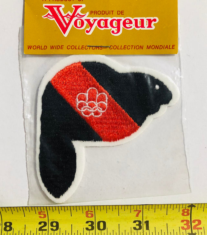 Montreal Olympics Beaver Logo Tourist Vintage Patch
