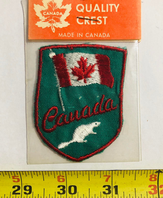 Canada beaver Tourist Vintage Patch