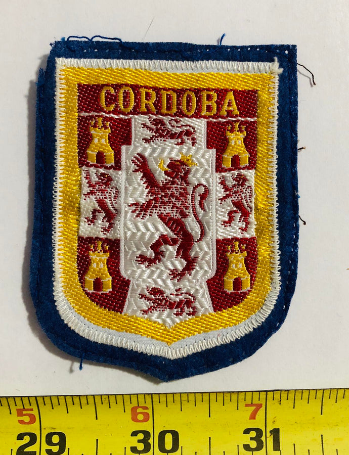 Cordoba Spain Tourist Vintage Patch