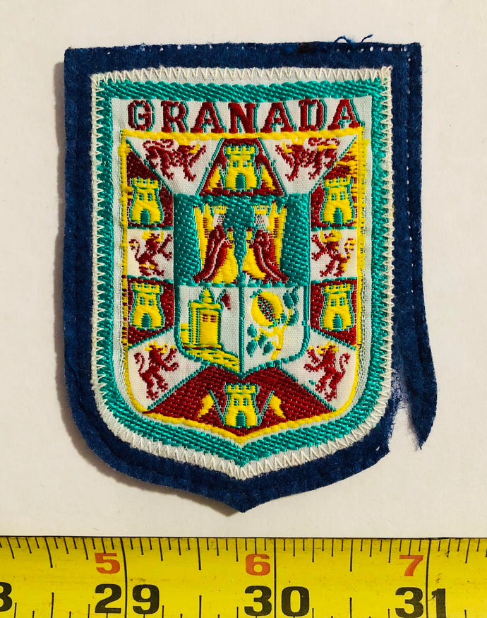 Granada Spain Tourist Vintage Patch