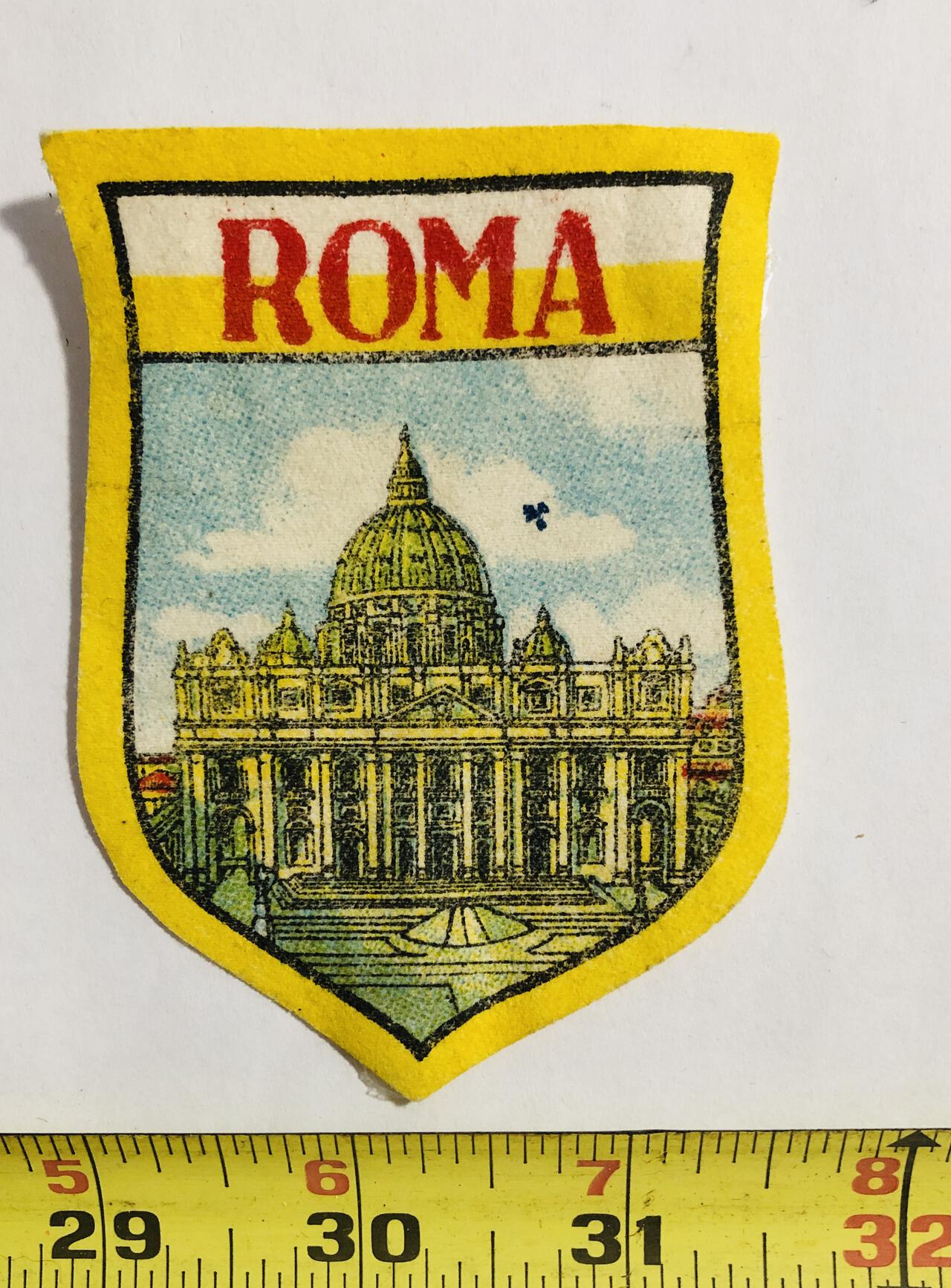 Roma Rome Tourist Vintage Patch – The VintagePatch
