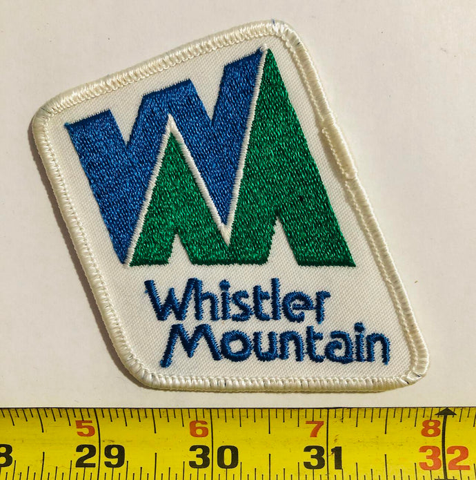 Whistler Mountain Skiing Vintage Patch